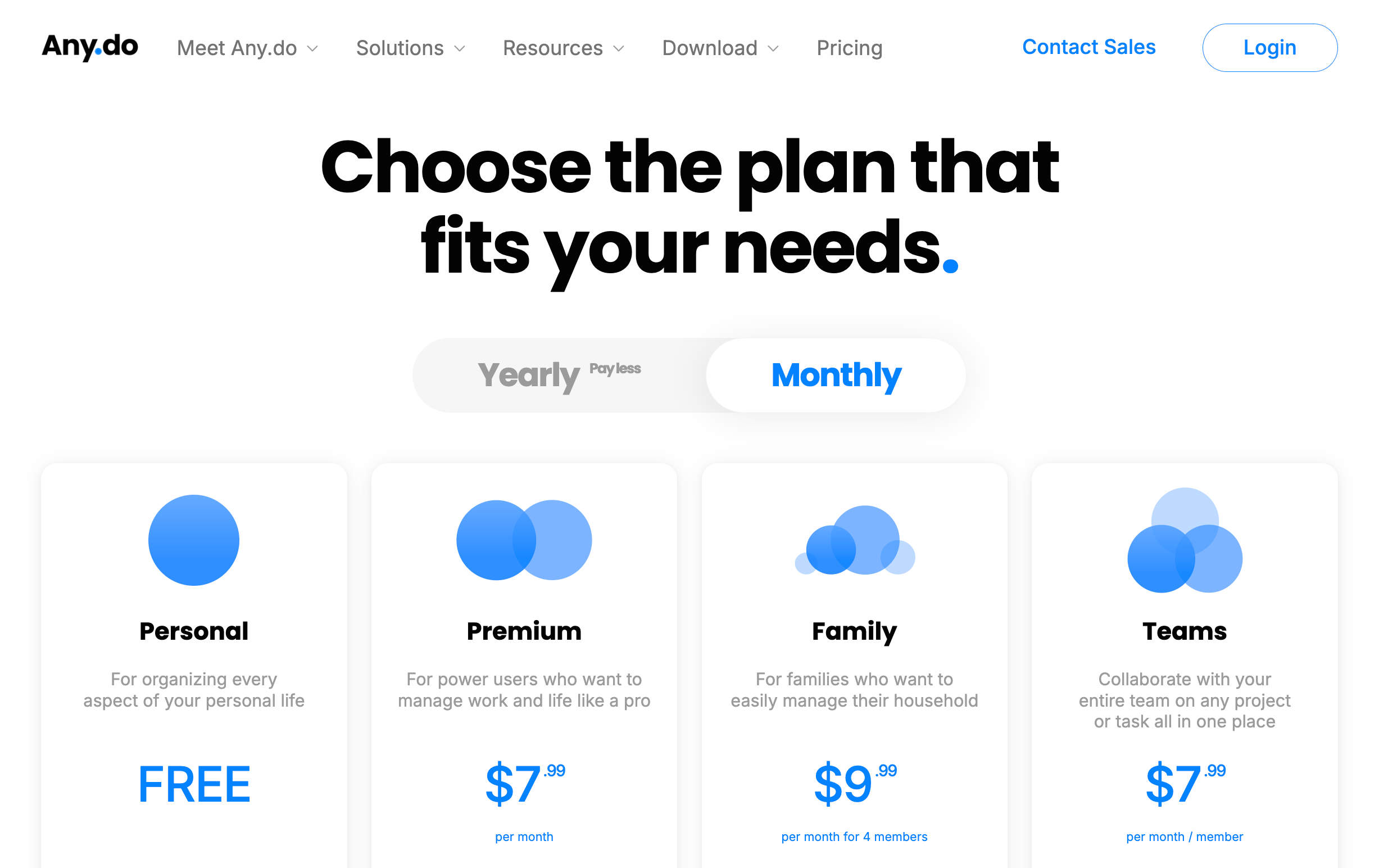 Any.do pricing