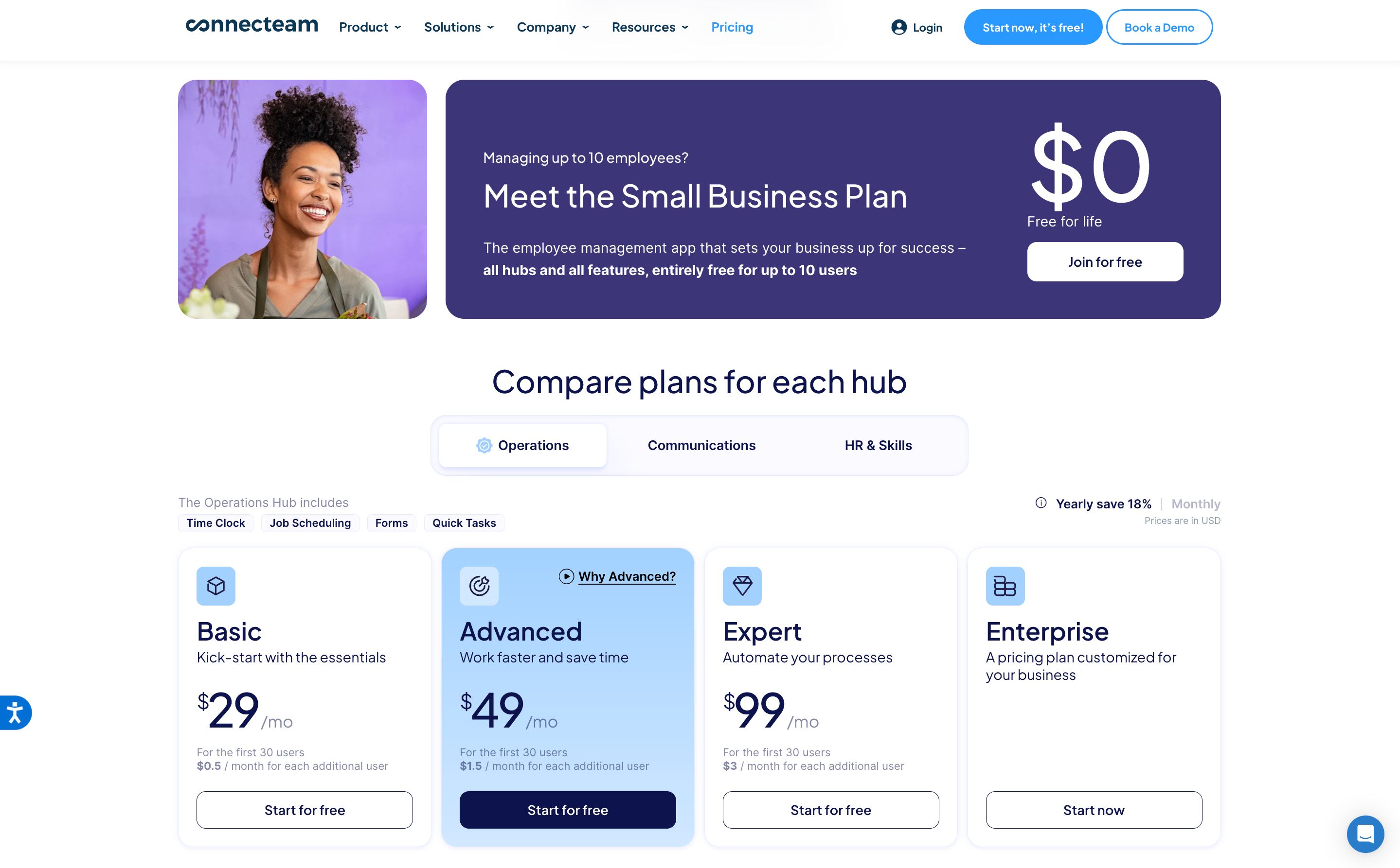 Connecteam pricing