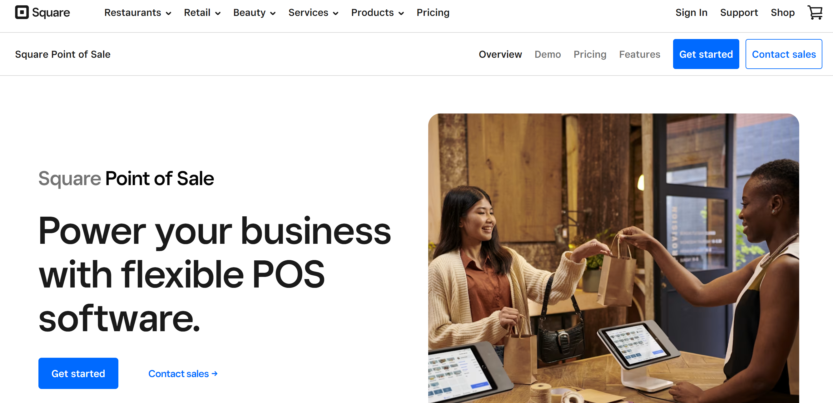 Square pos
