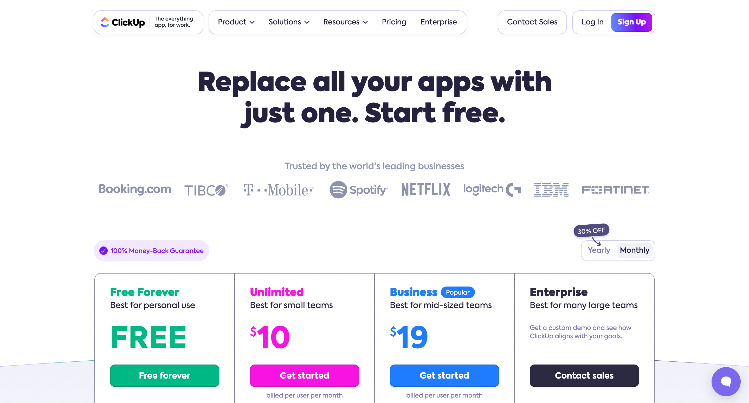 ClickUp pricing