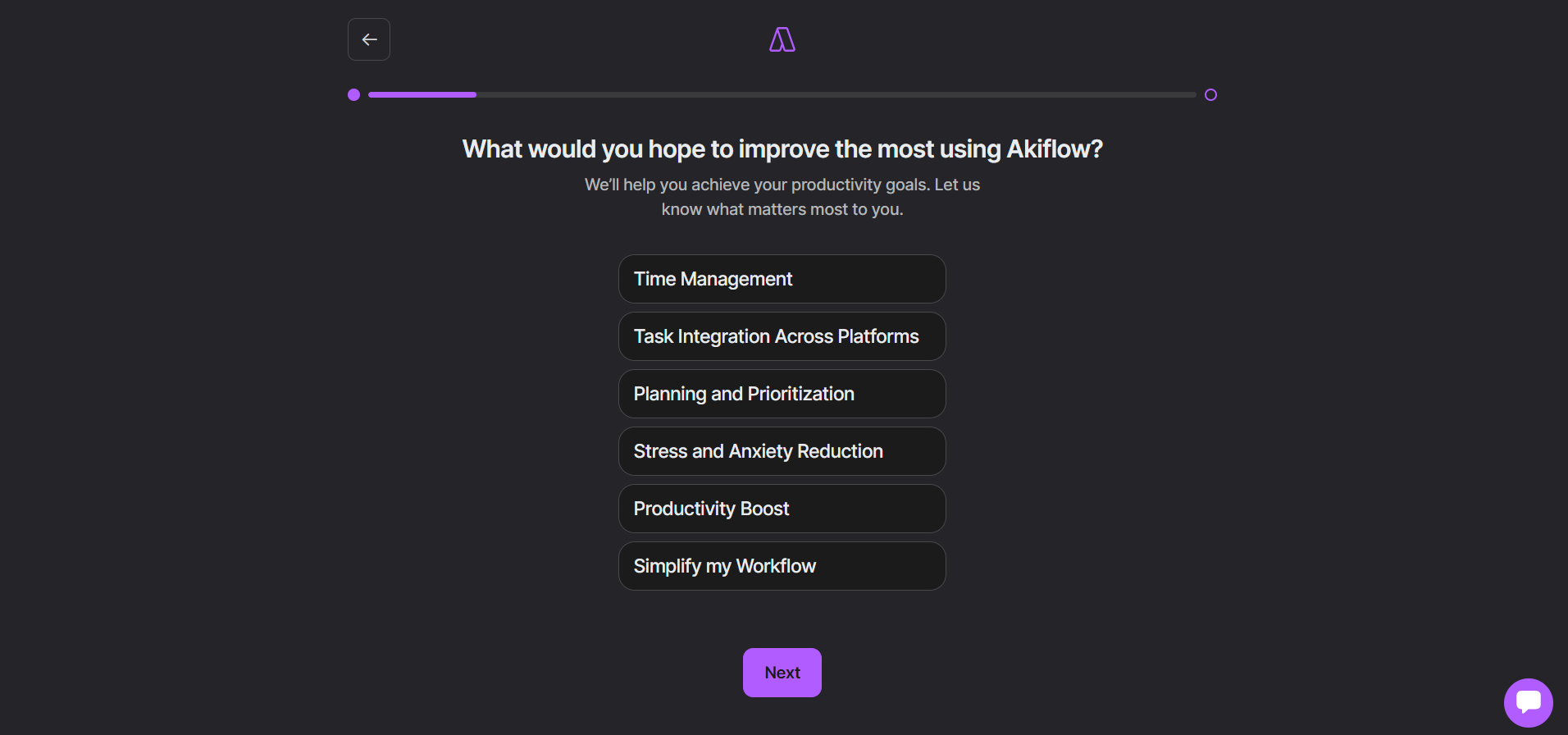 Запитання щодо налаштування Akiflow