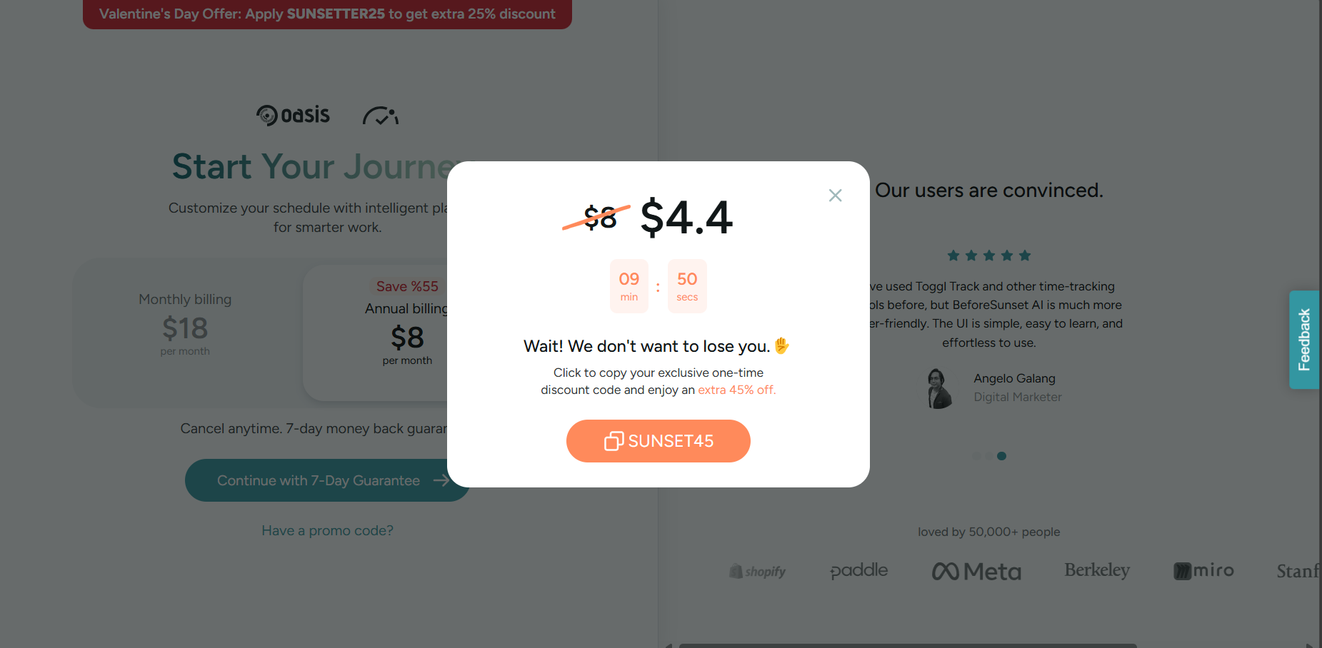 Paywall BeforeSunset