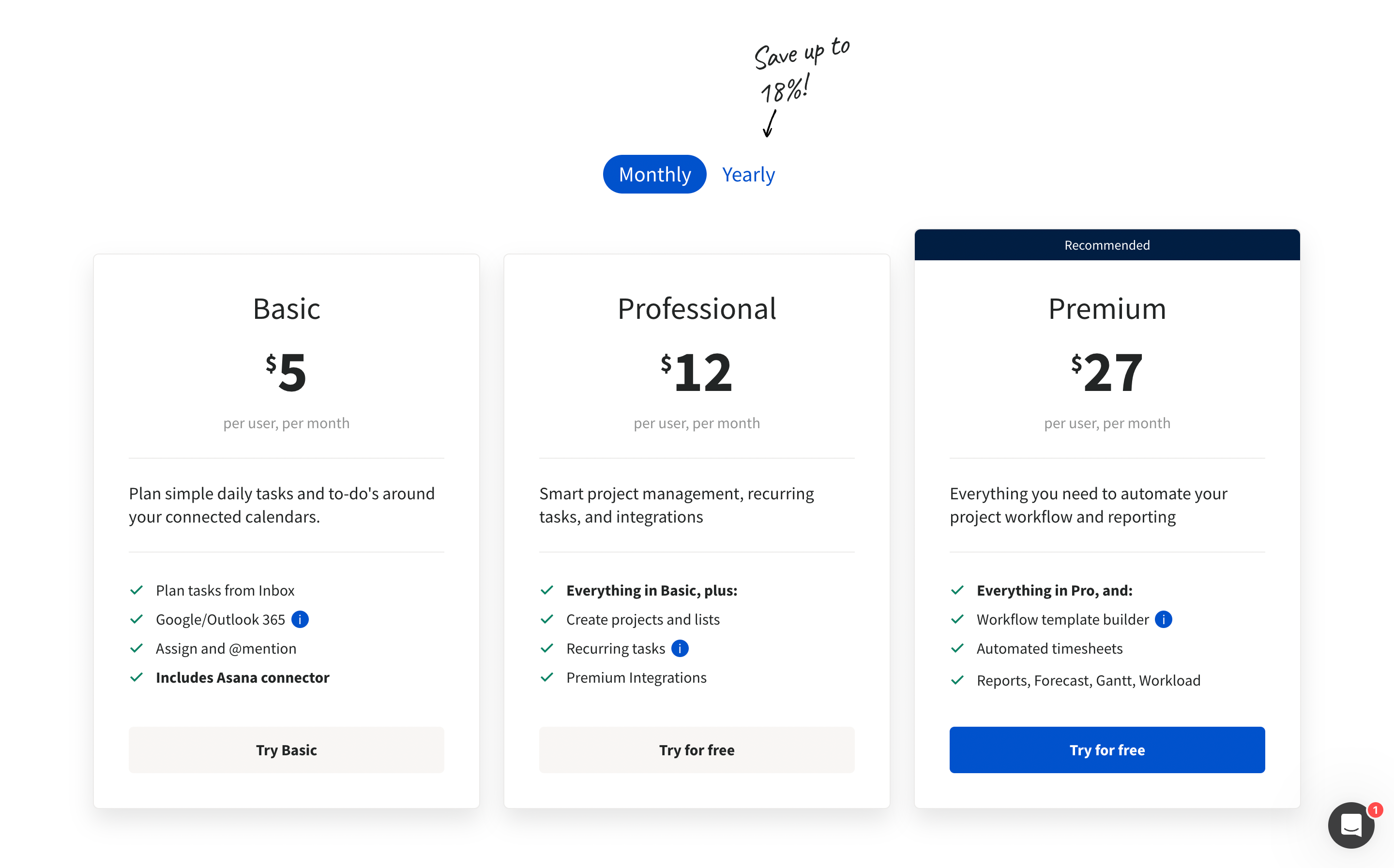 TimeHero pricing