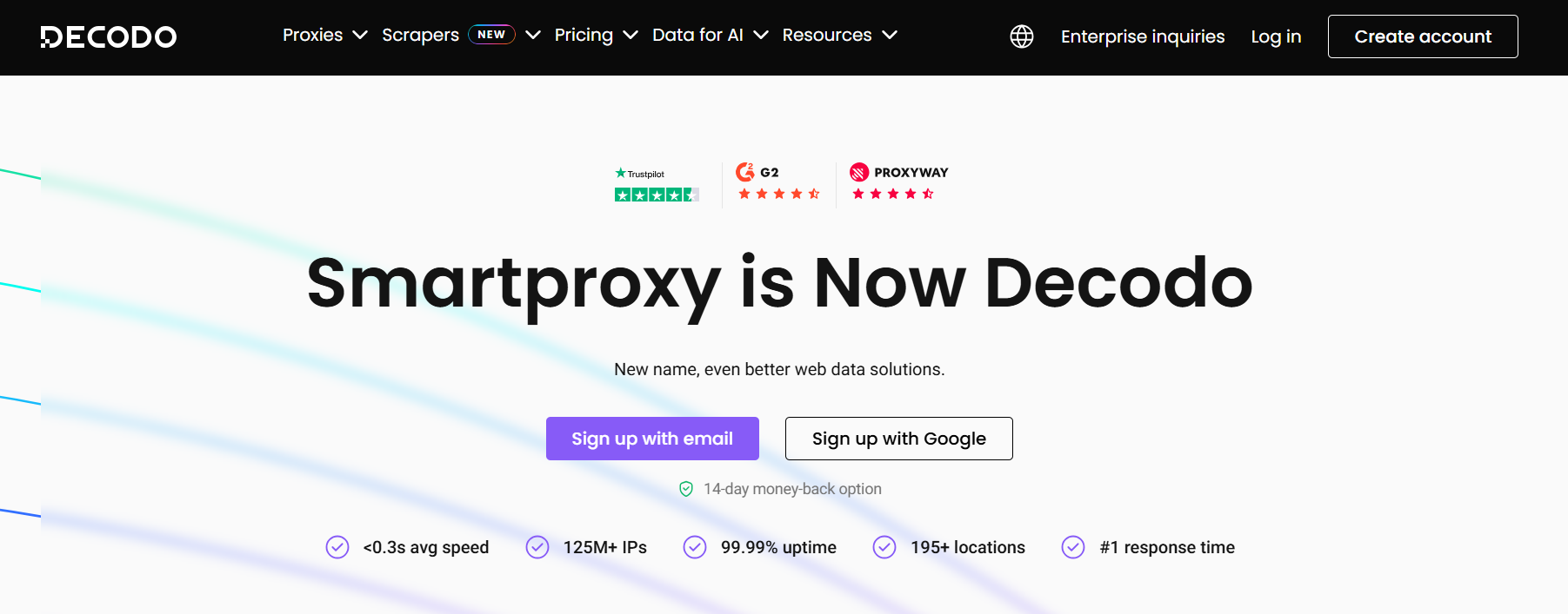 Decodo Homepage