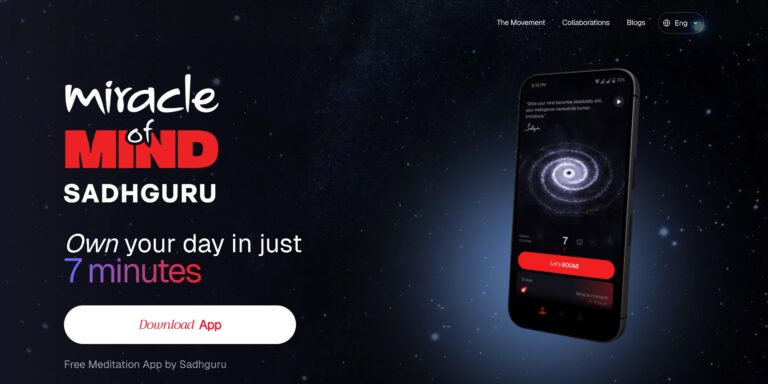 I Tried Sadhguru’s Miracle of Mind Meditation App for a Week