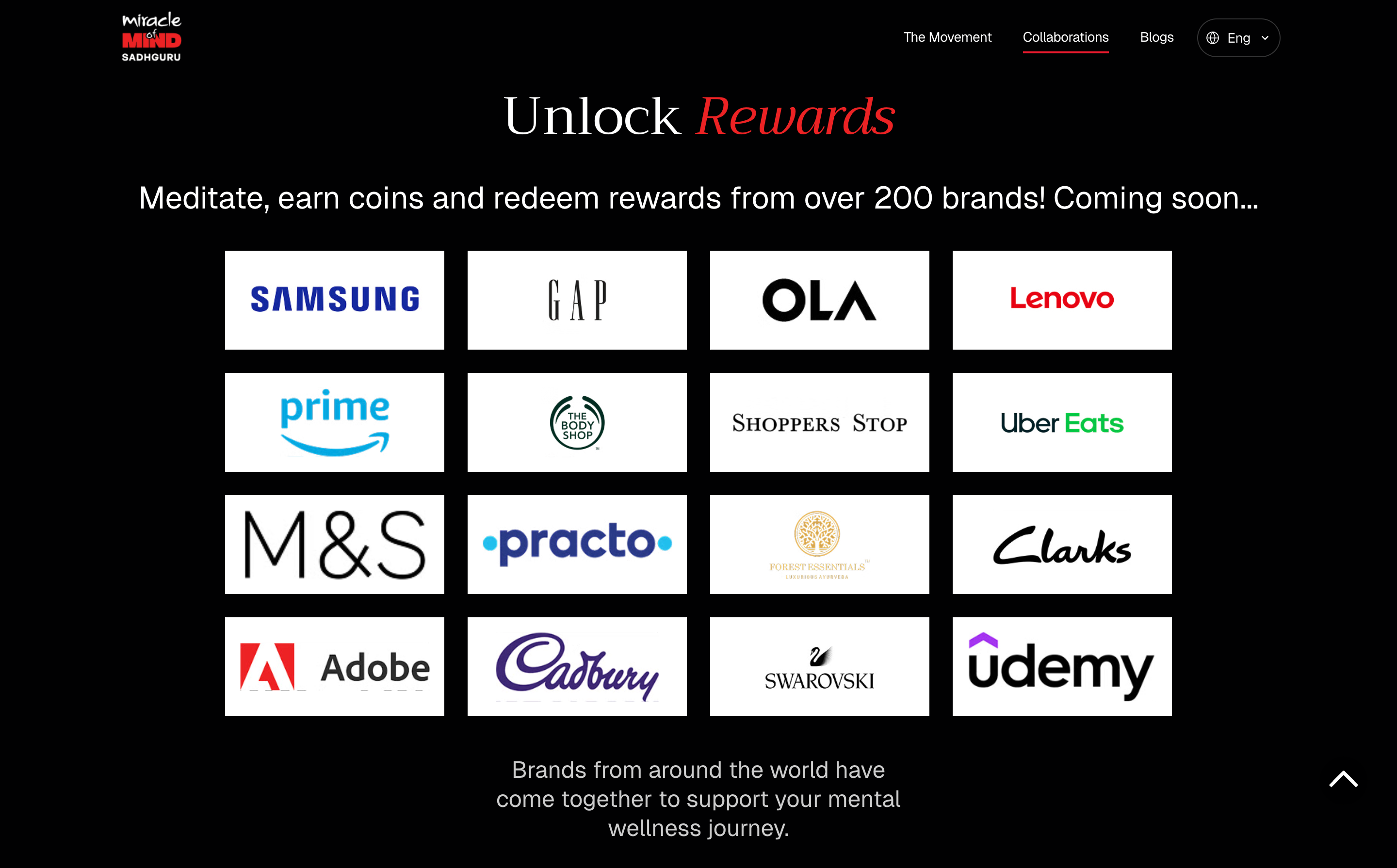 Miracle of Mind rewards