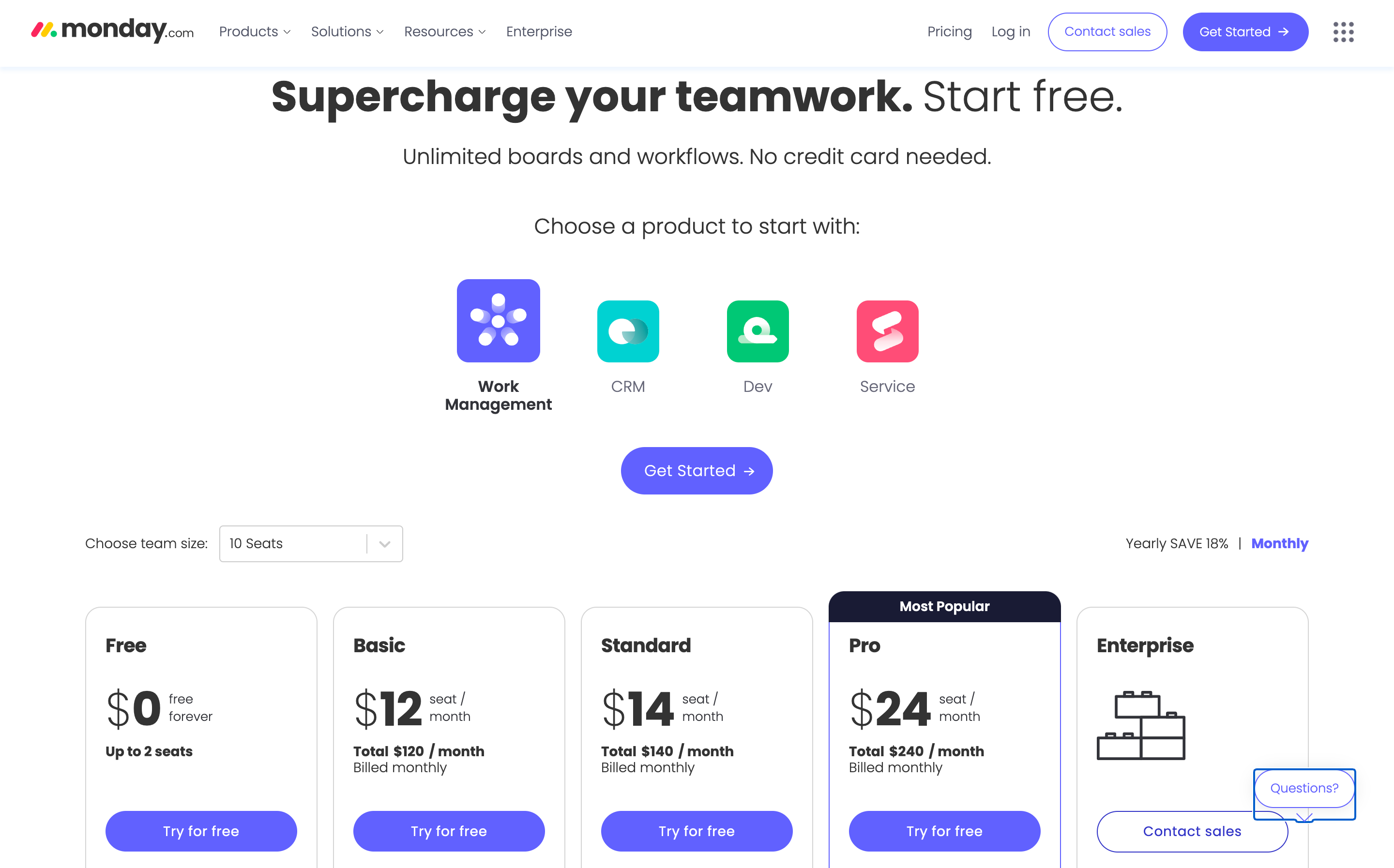 Monday.com price