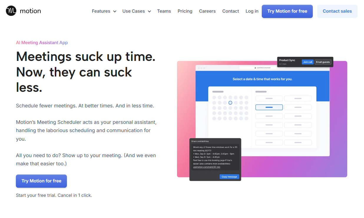 Motion Homepage
