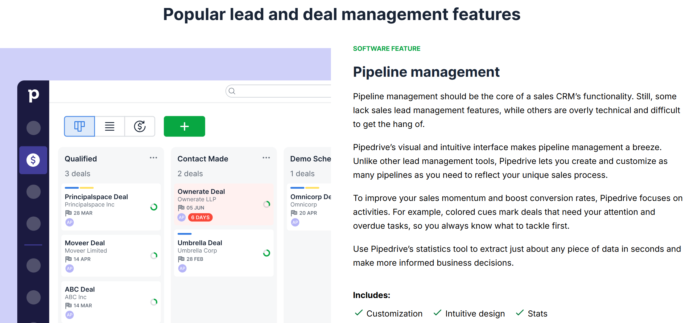 strumenti di vendita PipeDrive