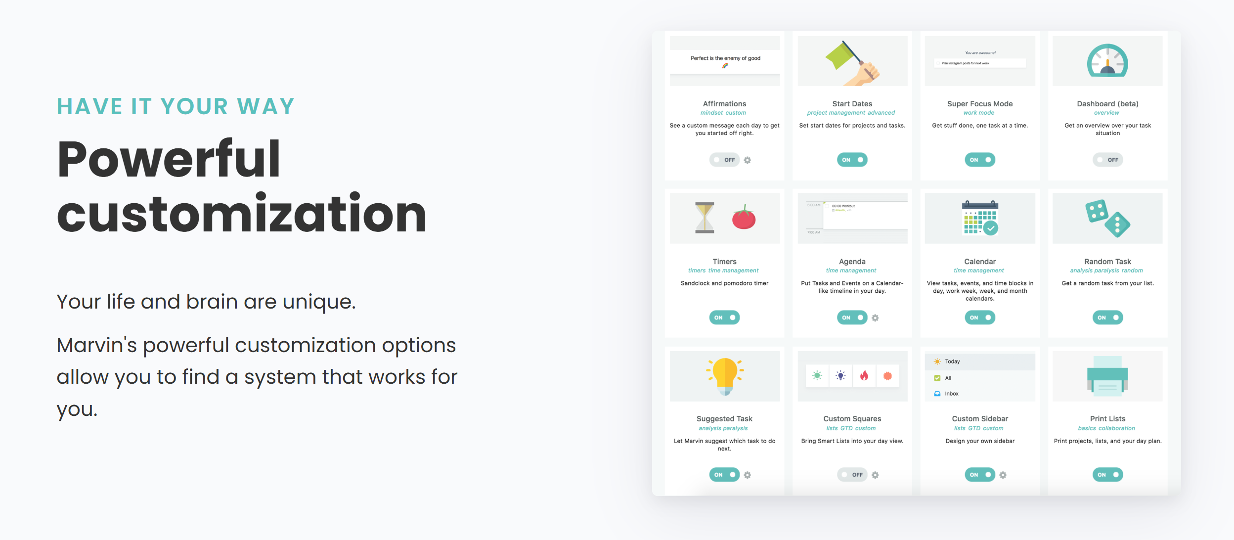 amazing marvin interface
