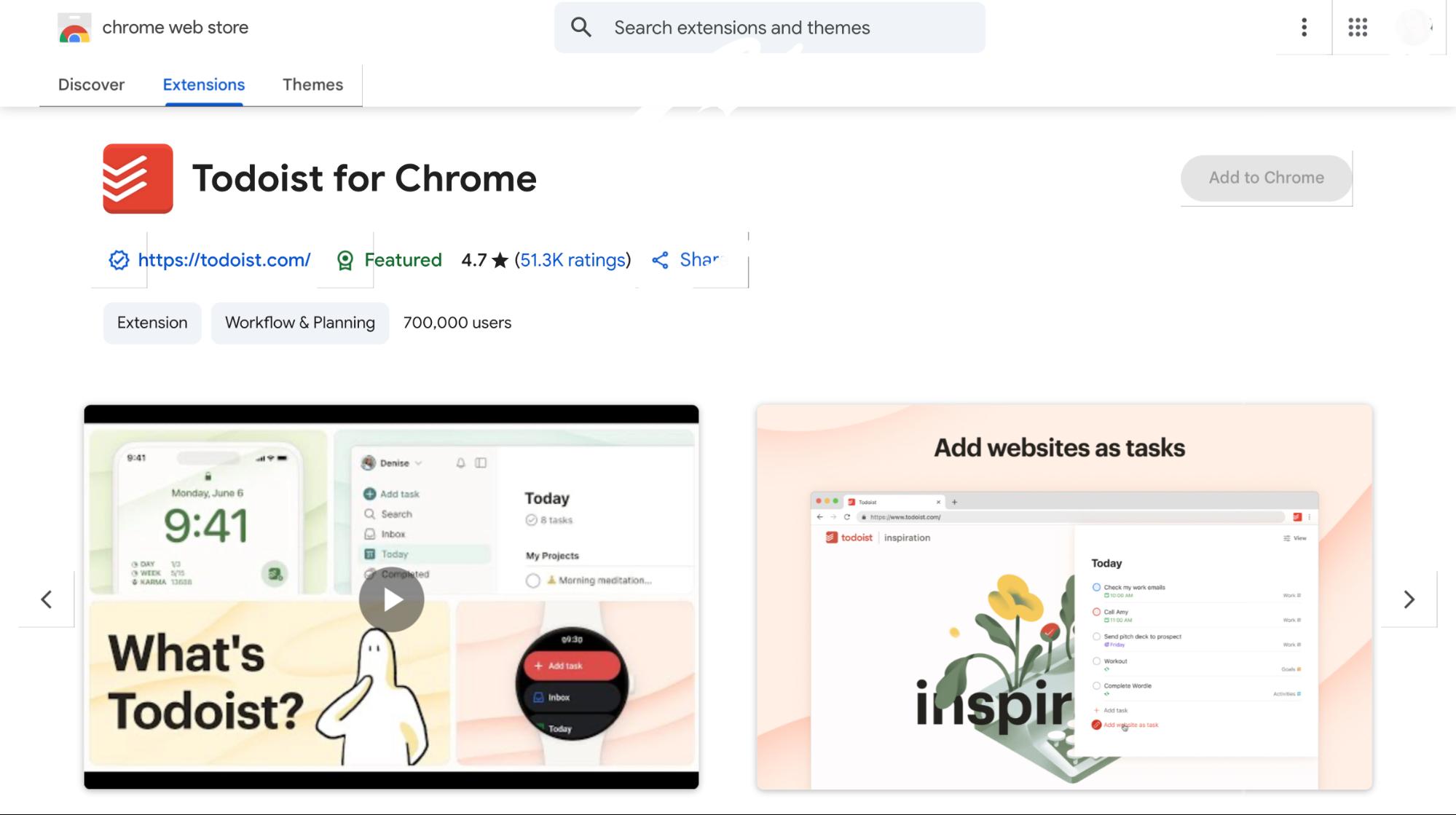 Todoist Homepage Screenshot