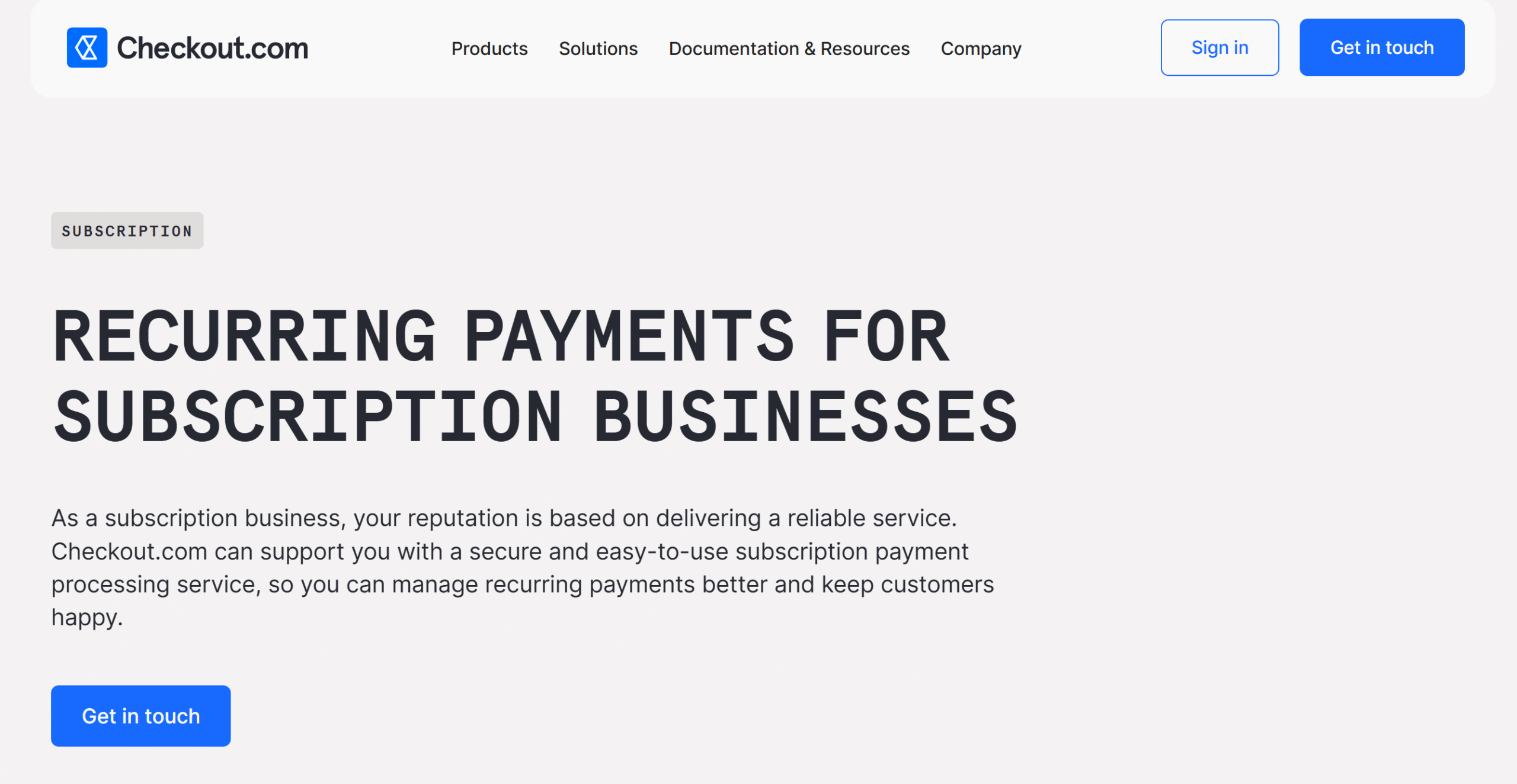 checkout checkout