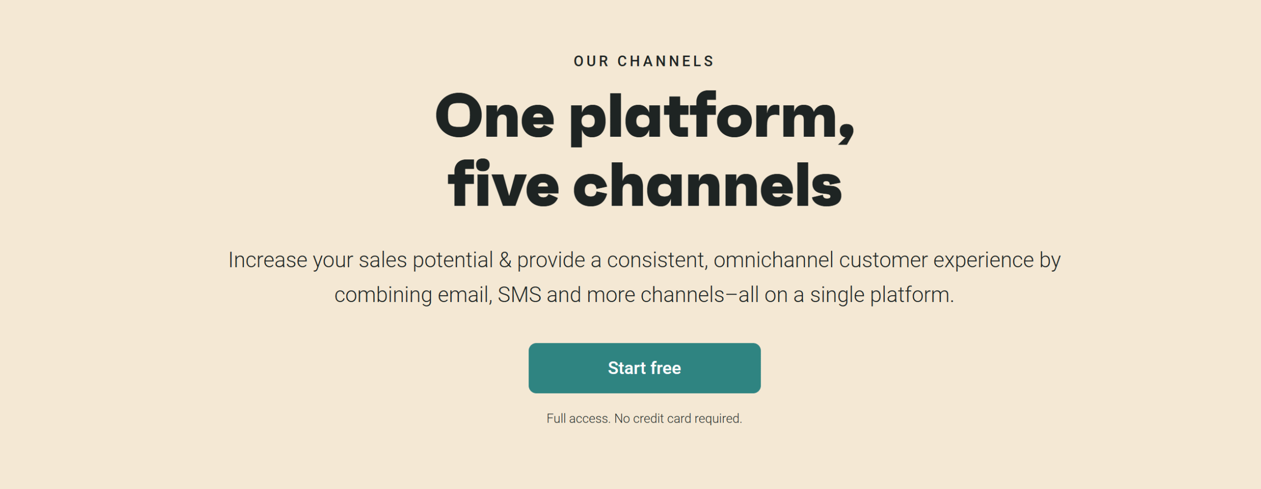 multichannel support