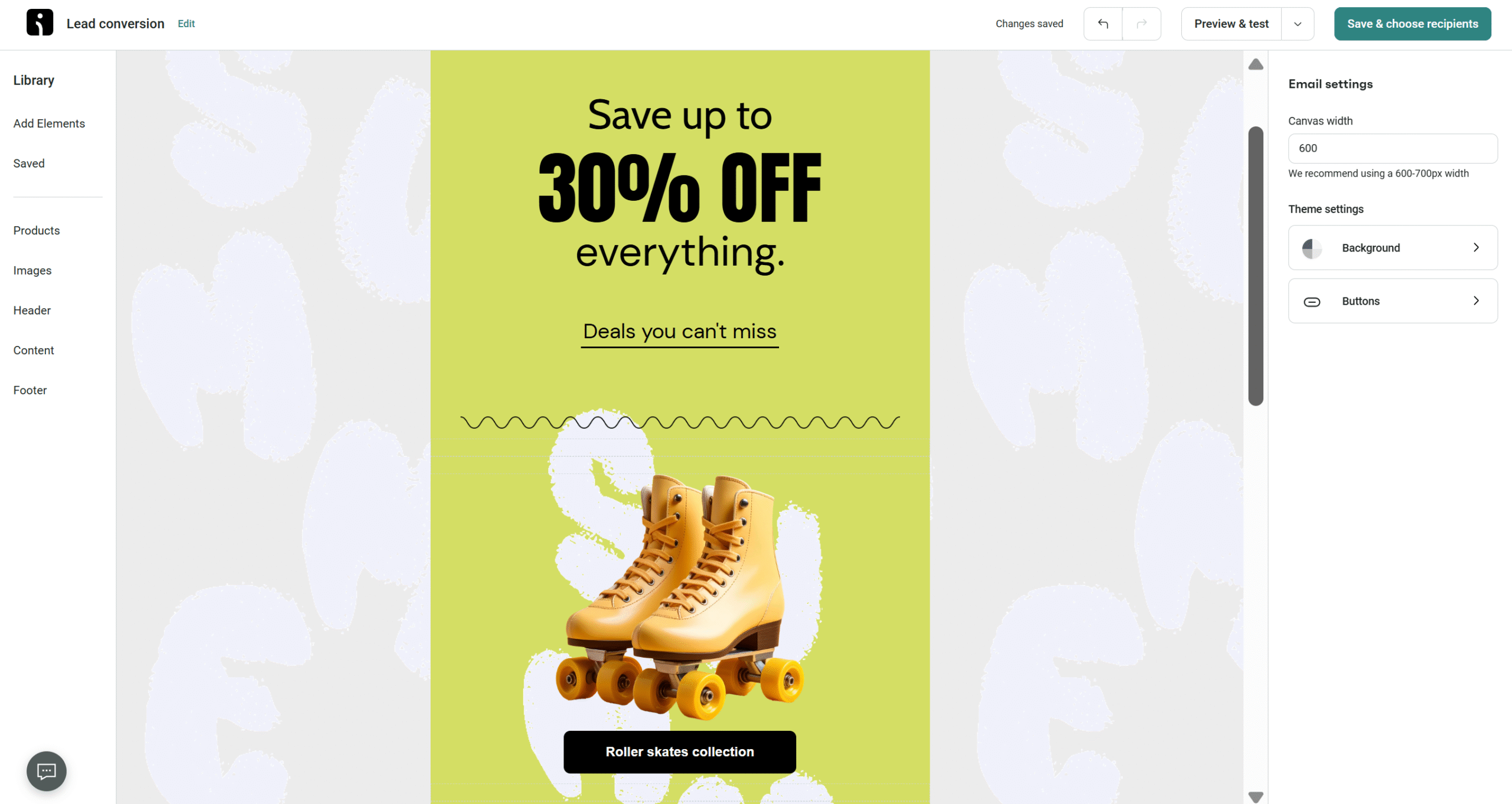 omnisend email builder