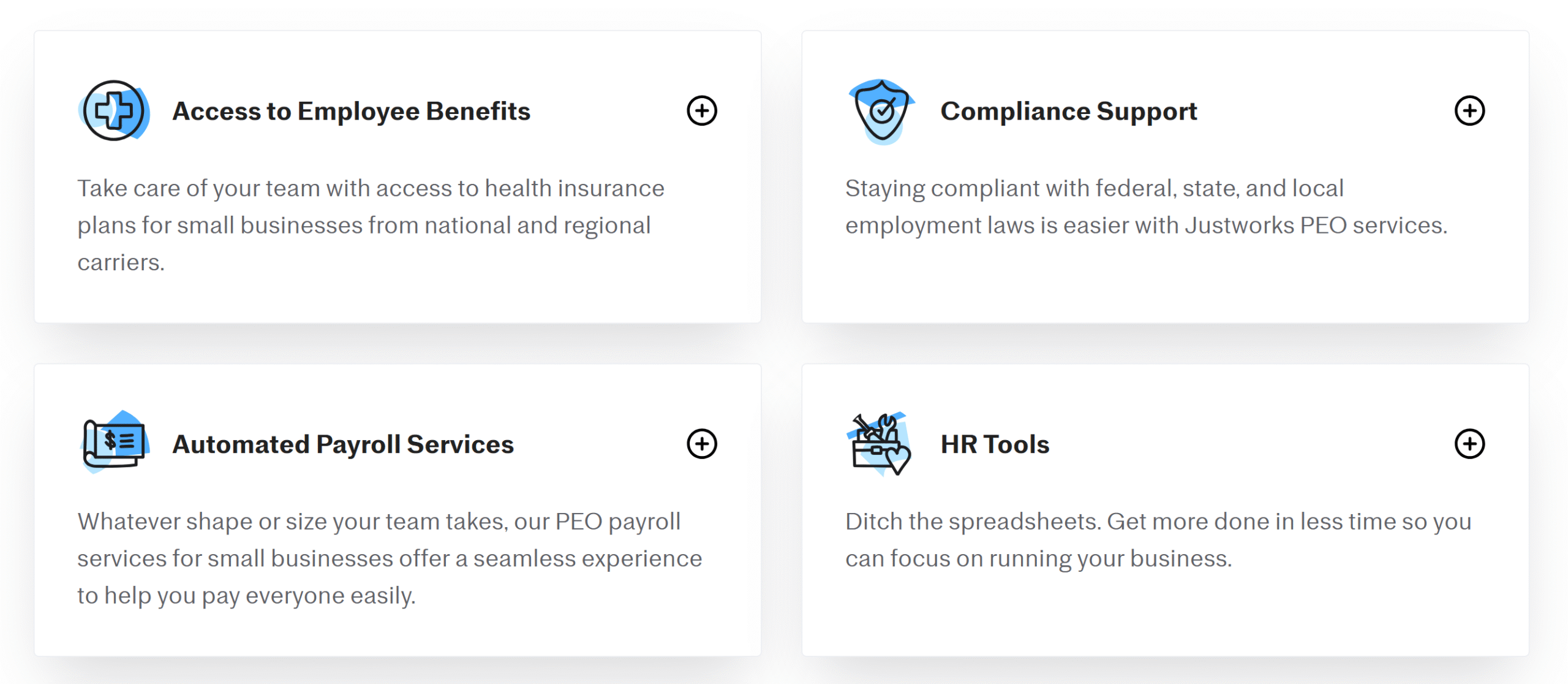 PEO core features PEO core features