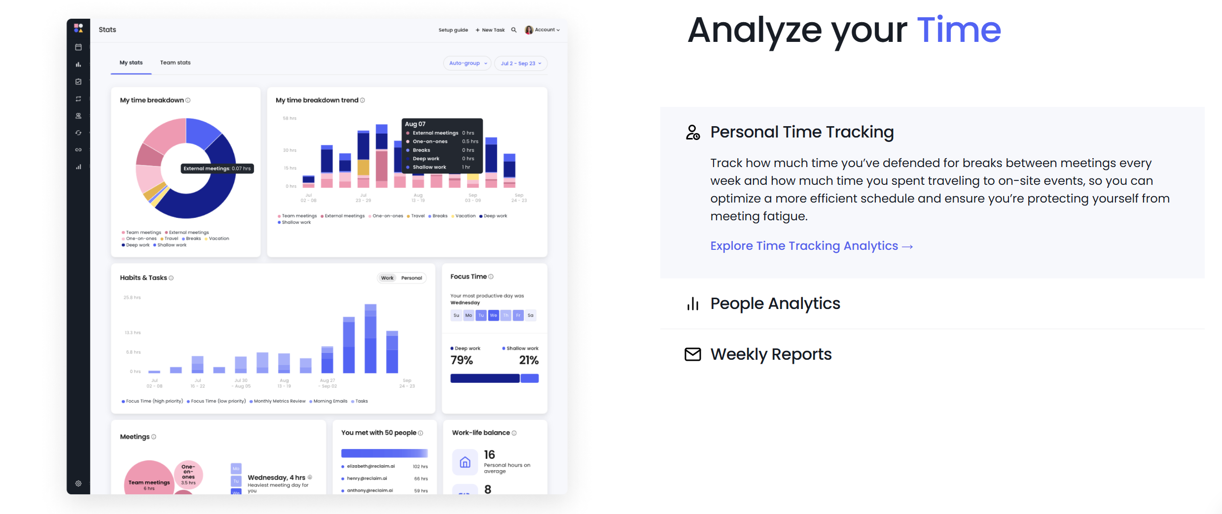 reclaim time management