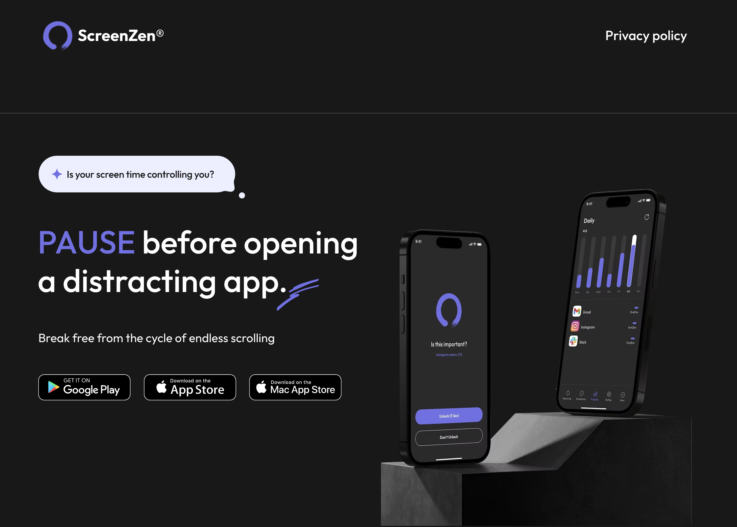 ScreenZen Hero ScreenZen Hero
