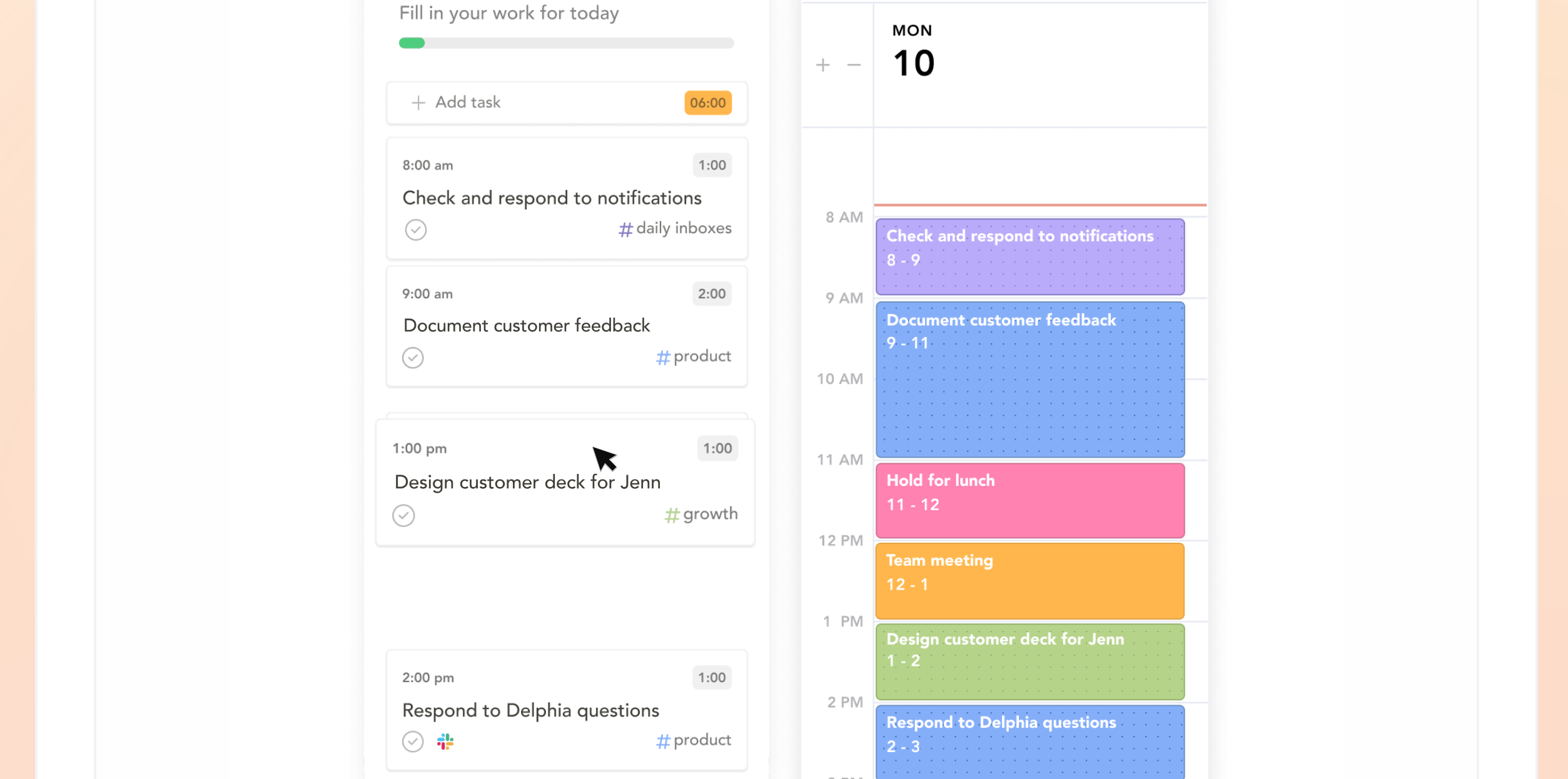 plan your week