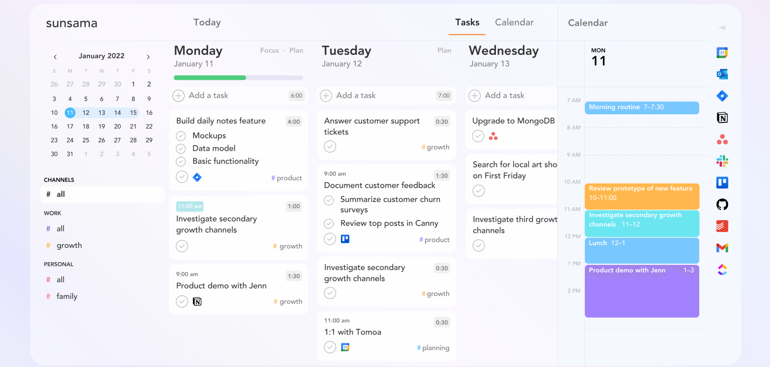 planner template