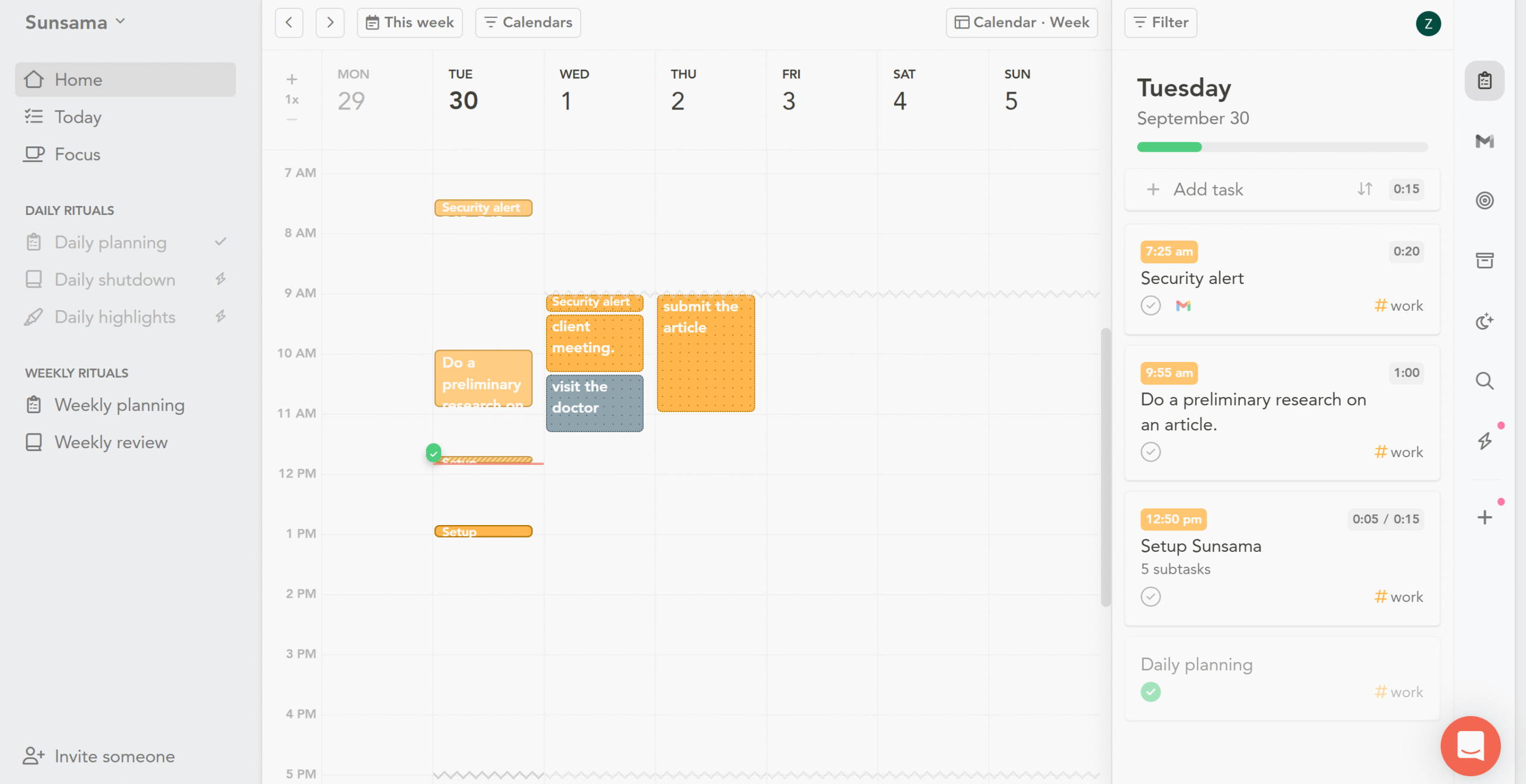 schedule shallow tasks