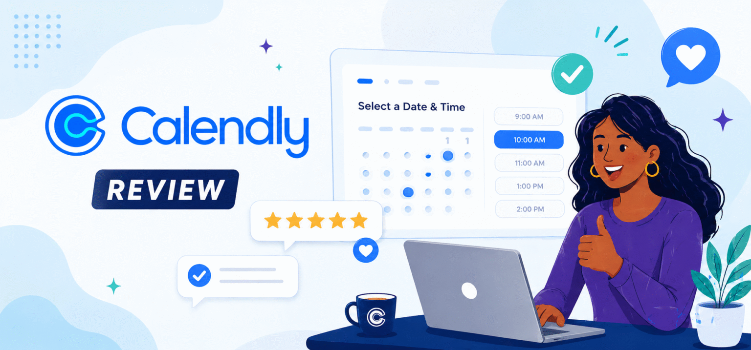 Calendly review with happy user