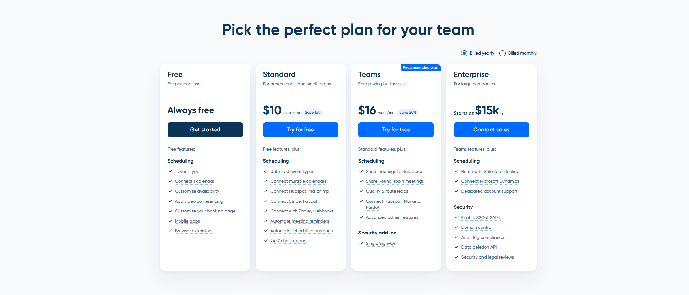 calendly price calendly price