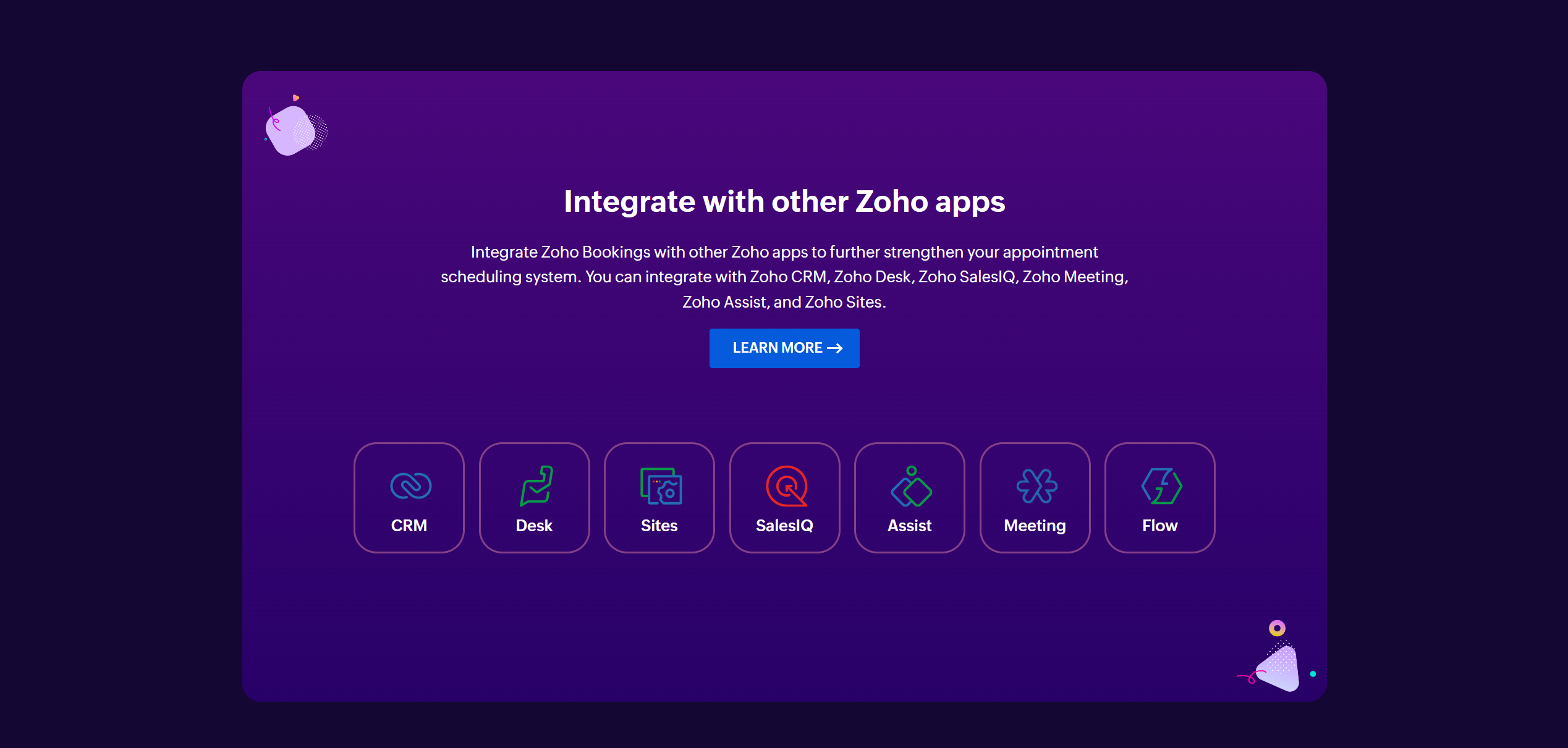 zoho integration zoho integration