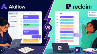 Akiflow vs reclaim productivity showdown