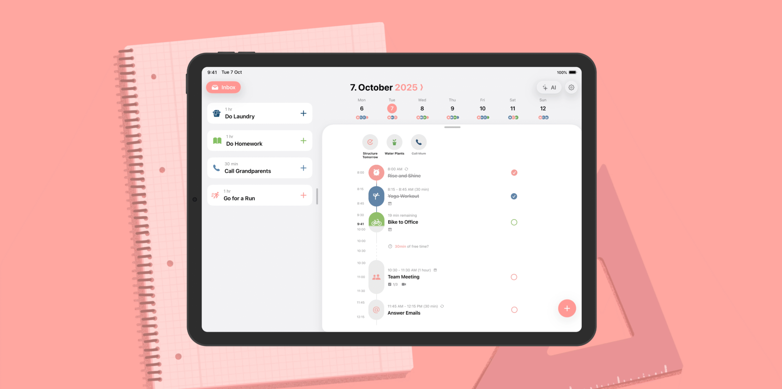 structured planner structured planner