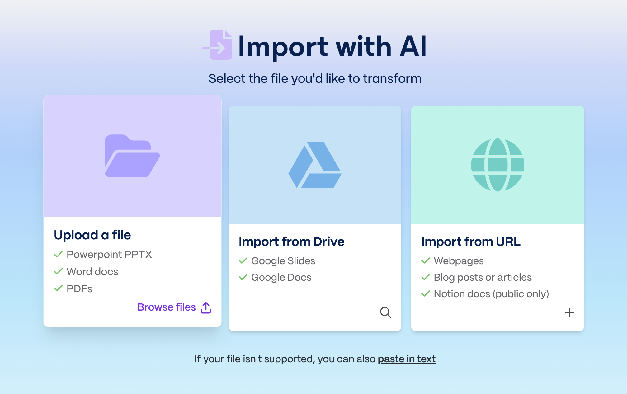 Gamma Import Gamma Import