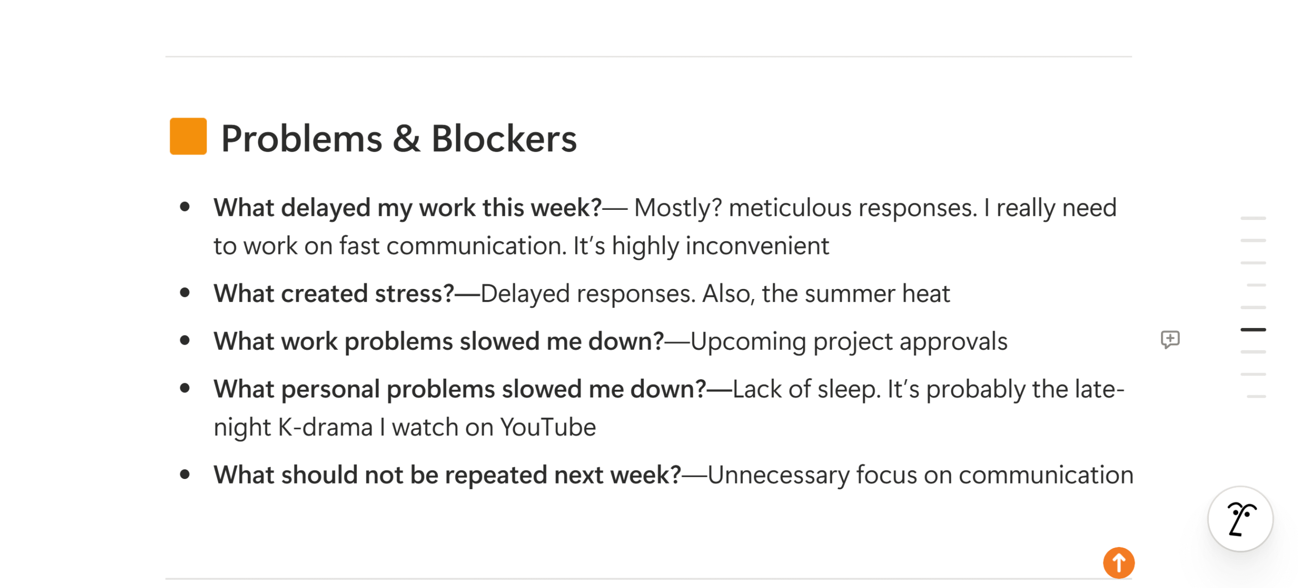 problems and blocker problems and blocker