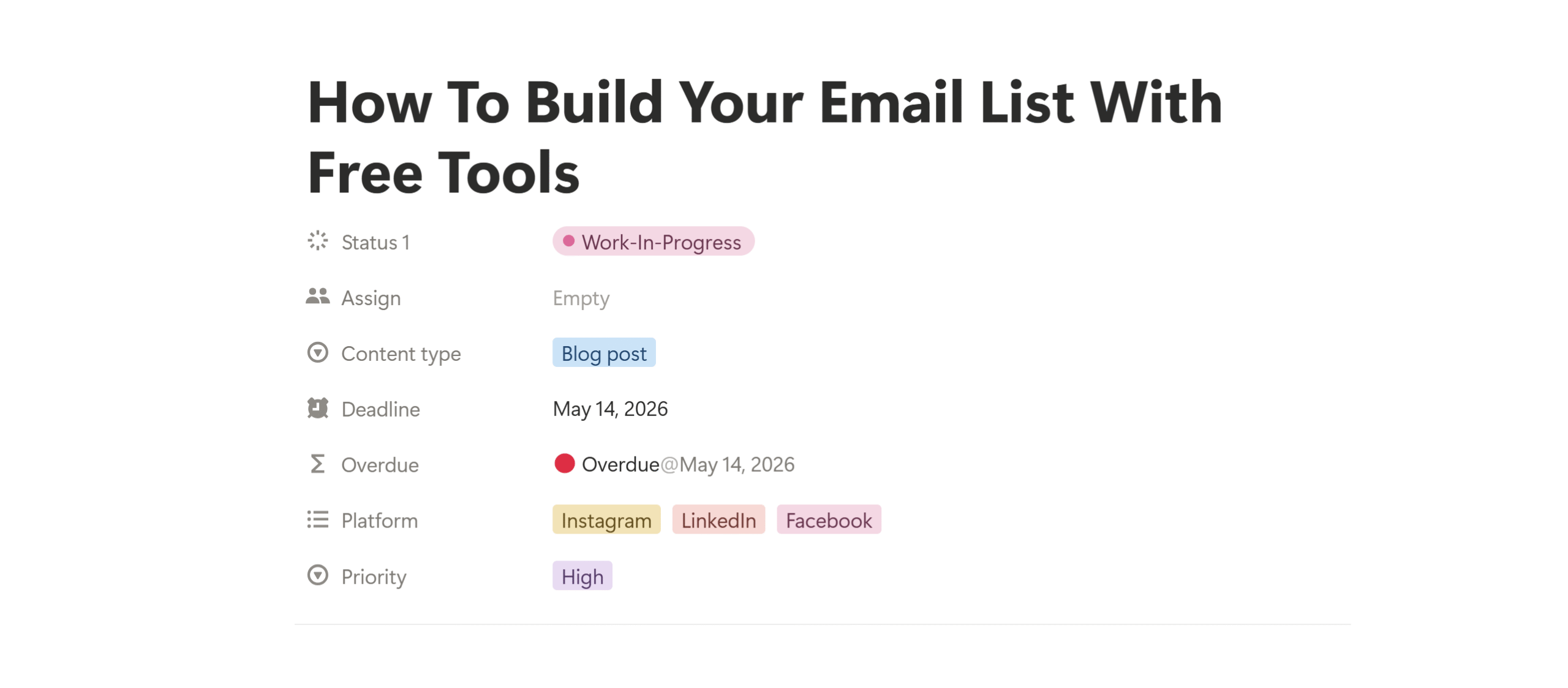 create task cards