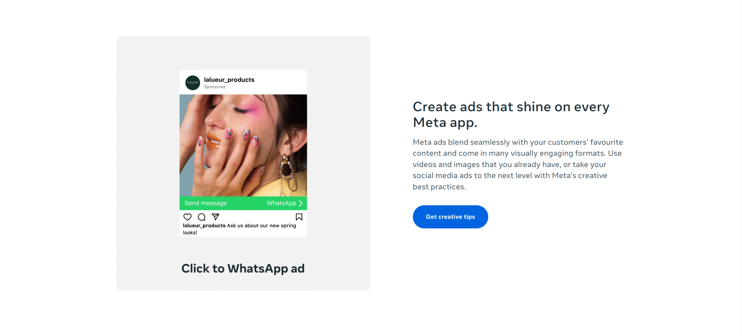 facebook ad format facebook ad format